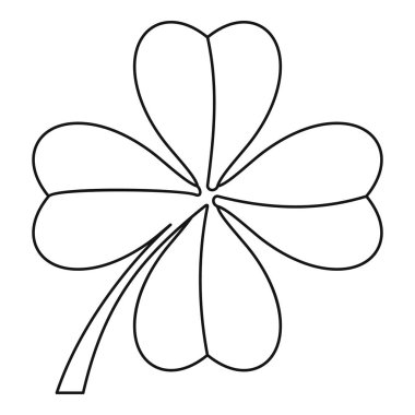 Yonca yaprağı simgesi, özet biçimi