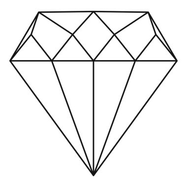 Elmas simgesi, özet biçimi