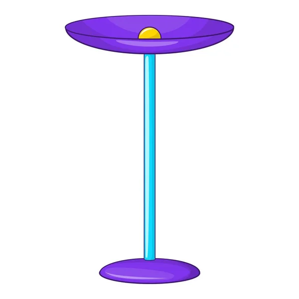 Icono de lámpara de mesa, estilo de dibujos animados — Vector de stock