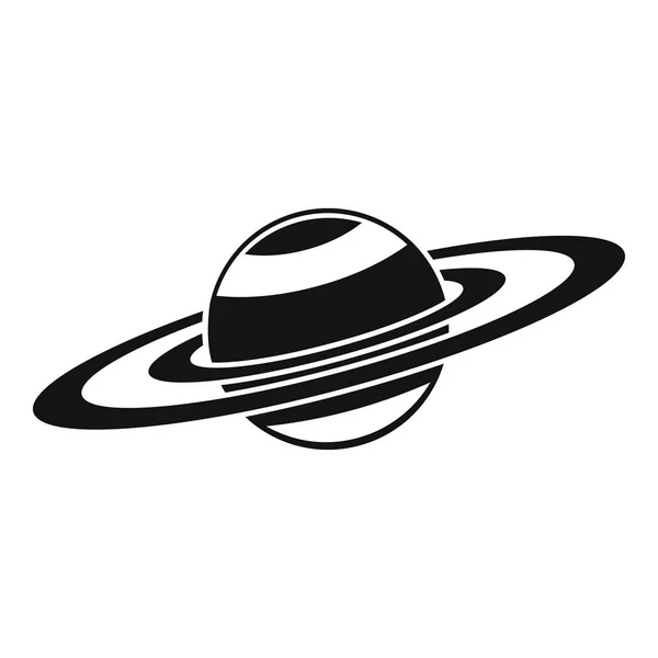 Saturno anéis ícone, estilo simples — Vetor de Stock