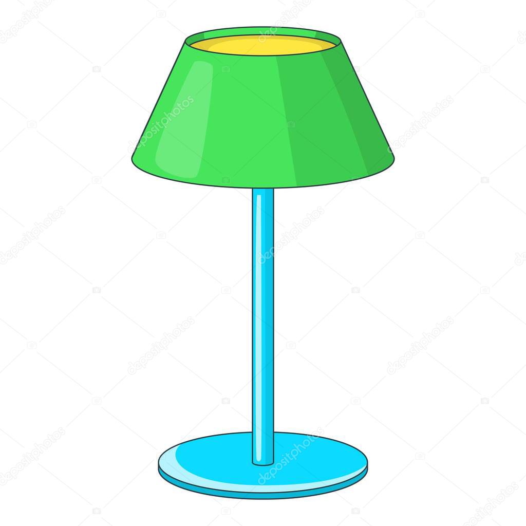 Floor lamp icon icon, cartoon style