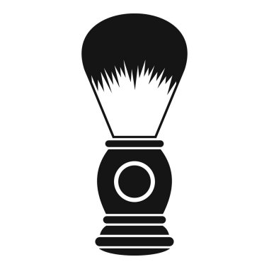 Tıraş fırça simgesini, basit tarzı