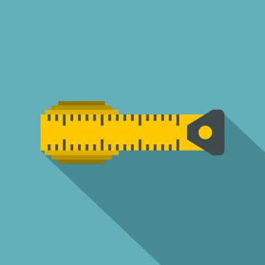 Ölçüm santimetre simgesi, düz stil