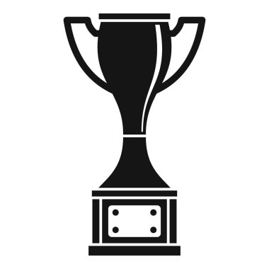 Kupası simgesi, basit tarzı