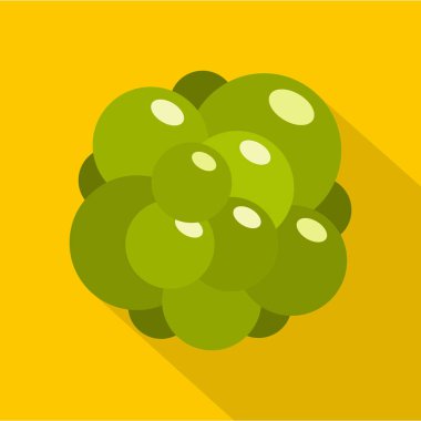 Yumurtalık simgesi, düz stil