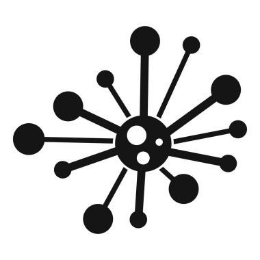 Yuvarlak bakteriler simgesi, basit tarzı