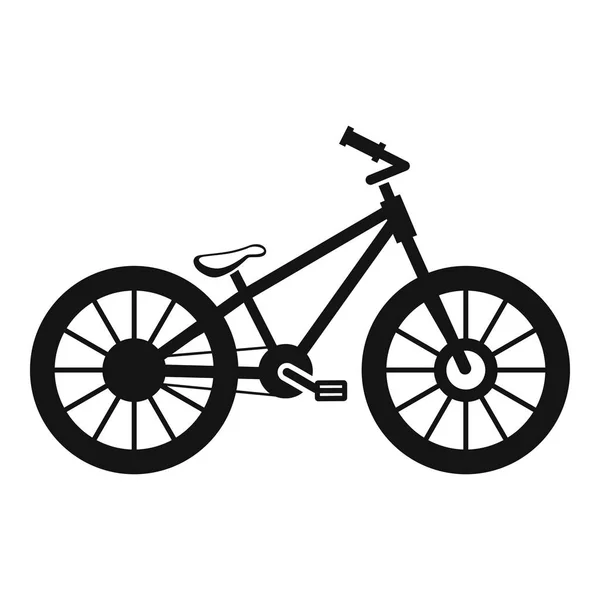 Fahrrad-Ikone, einfacher Stil — Stockvektor
