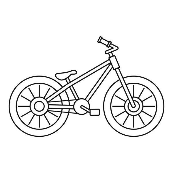 Εικονίδιο ποδηλάτων, στυλ περίγραμμα — Διανυσματικό Αρχείο