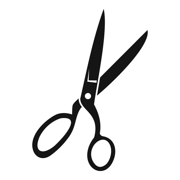 Šicí nůžky ikona, jednoduchý styl — Stockový vektor