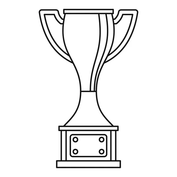 Cup-Symbol, Outline-Stil — Stockvektor