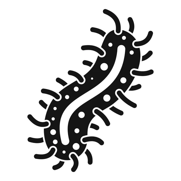 Cell av farliga virus ikon, enkel stil — Stock vektor