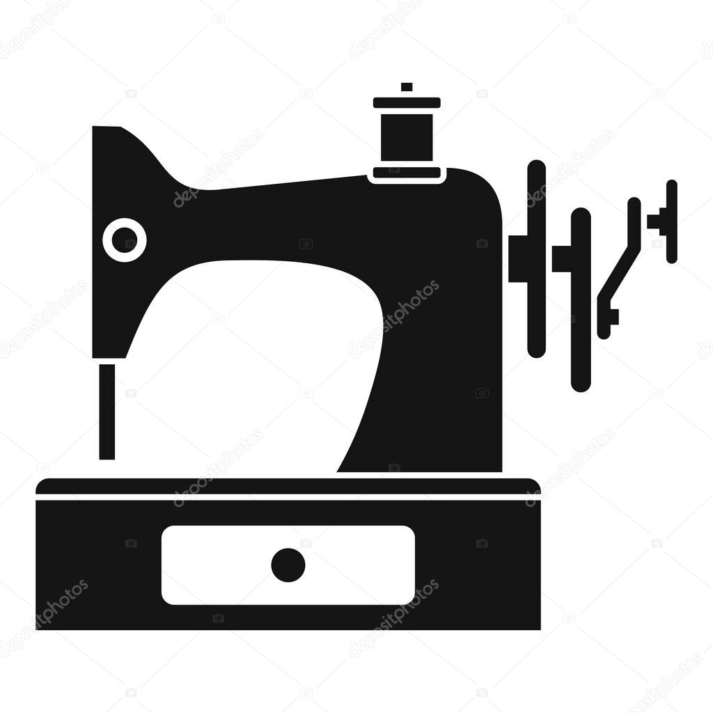 Sewing machine icon, simple style — Stock Vector © ylivdesign 129142692