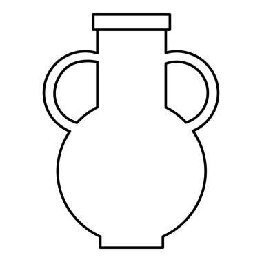 Sürahi simgesi, anahat stili