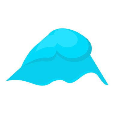 Büyük dalga simgesi, karikatür tarzı