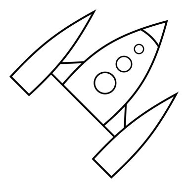 Uzay roketi simgesi, özet biçimi