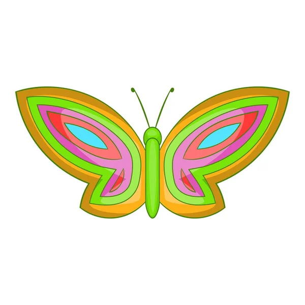 Schöne Schmetterling-Symbol, Cartoon-Stil — Stockvektor