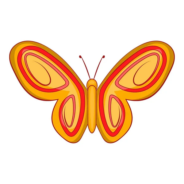 Sommer Schmetterling Ikone, Cartoon-Stil — Stockvektor