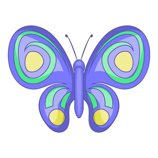 Nacht Schmetterling Symbol, Cartoon-Stil — Stockvektor