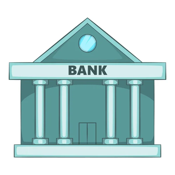 Svájci Bank ikon, rajzfilm stílusú — Stock Vector