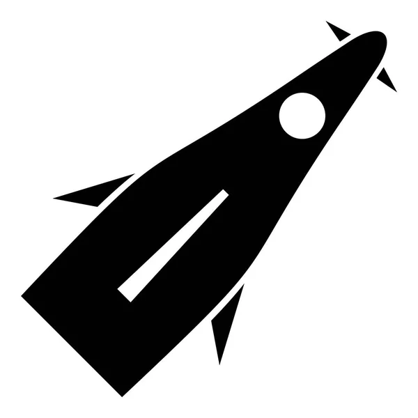 Піктограма крилатої ракети, простий стиль — стоковий вектор