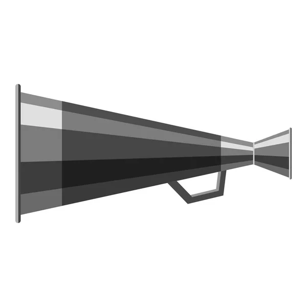 Mouthpiece icon, gray monochrome style — Stock Vector