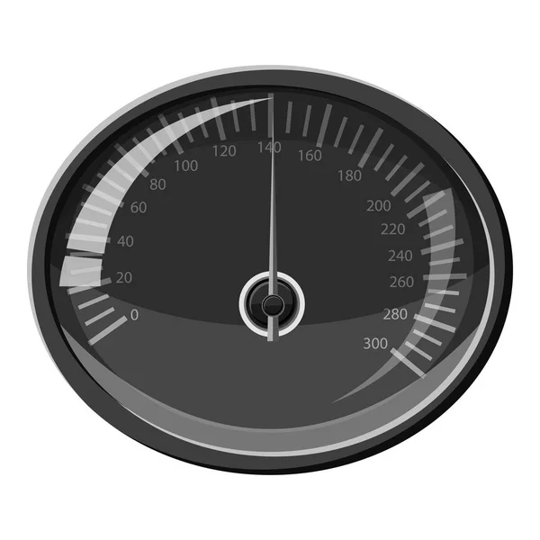 Speedometer 140 km in hour icon — Stock Vector