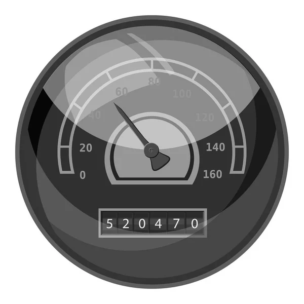 Спідометр зі стрілкою для значка автомобіля — стоковий вектор