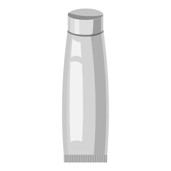 Tube-ikonen, grå svartvit stil — Stock vektor