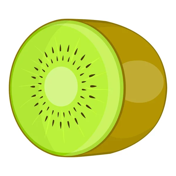 Kiwi icon, cartoon style — Stock Vector