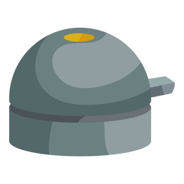 Bisiklet zil simgesini, izometrik stili