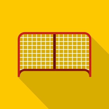 Hokey kapısı simgesi, düz stil