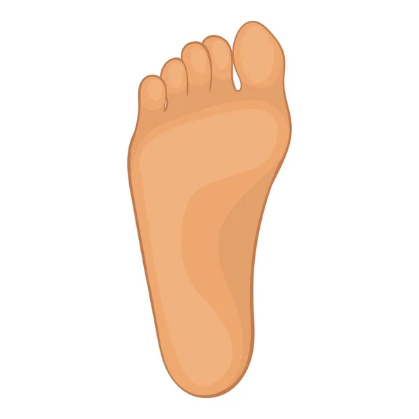 Foot icon, cartoon style — Stock Vector