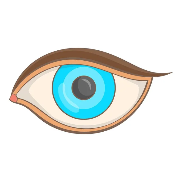 Icône des yeux, style dessin animé — Image vectorielle