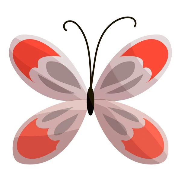 Icono de mariposa, estilo de dibujos animados — Vector de stock