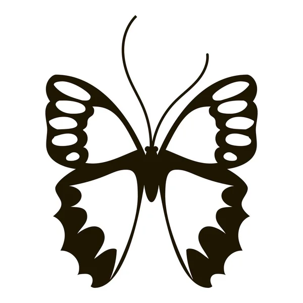 Bonito icono de mariposa, estilo simple — Vector de stock