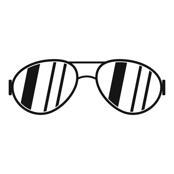 Icono de gafas, estilo simple — Vector de stock