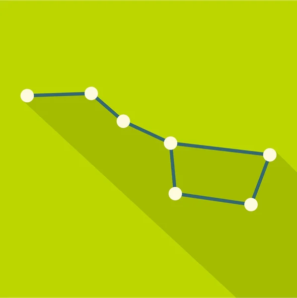 Sterrenbeeld pictogram, vlakke stijl — Stockvector