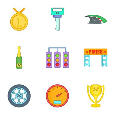 Irk ve simgeler ödüllendirme ayarla, tarzı çizgi film