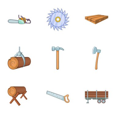 Cleaver Icons set, karikatür tarzı