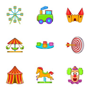 Swing simgeler ayarla, tarzı çizgi film