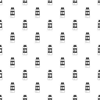 İki plastik şişe desen, basit tarzı