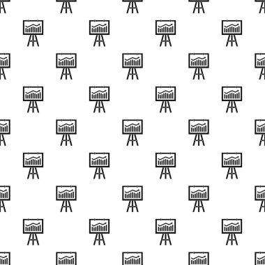 Projeksiyon perdesi ile bir grafik desen