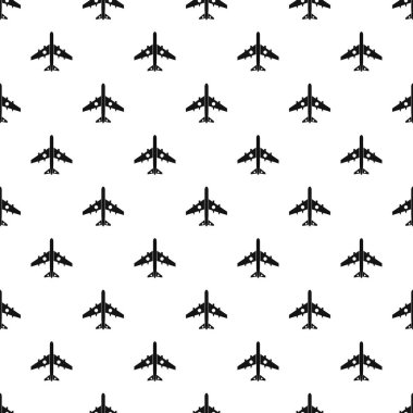 Jet uçak desen, basit tarzı