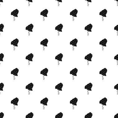 Huş desen, basit tarzı