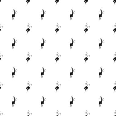 Patates tohumu desen, basit tarzı