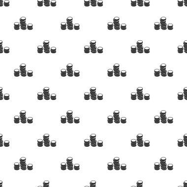 Paralar desen, basit tarzı yığını