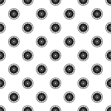 Ortaçağ eski ahşap kalkan desen stili simple