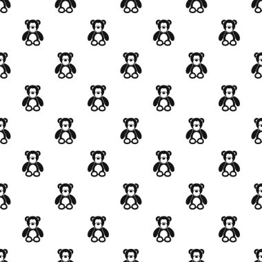 Oyuncak ayı desen, basit tarzı