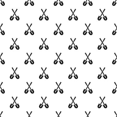Çapraz kürek desen, basit tarzı