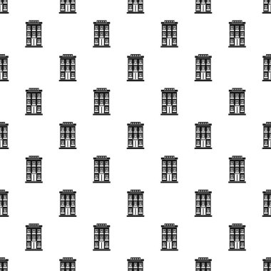 Otel binası desen, basit tarzı